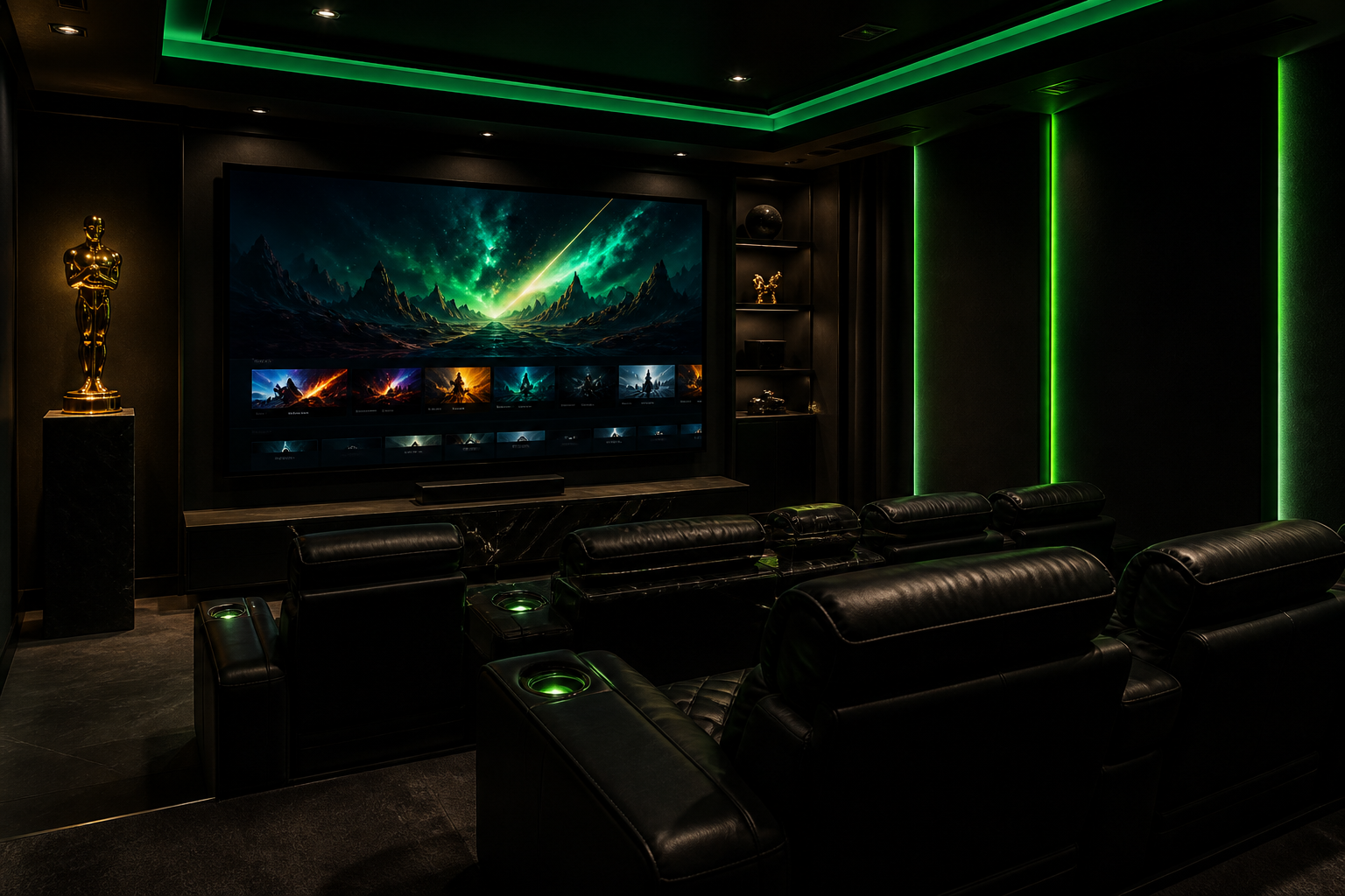Premium IPTV service UK - luxury home cinema with BEST4K 4K streaming